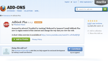 Adblock Plus for Internet Explorer screenshot
