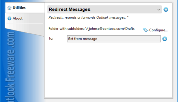 Redirect Messages for Outlook screenshot