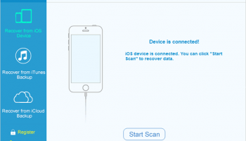 Eassos iPhone Data Recovery screenshot