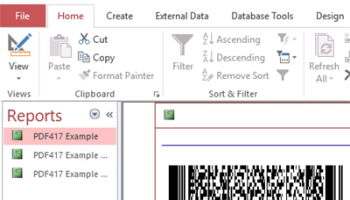 PDF417 Font and Encoder Suite screenshot