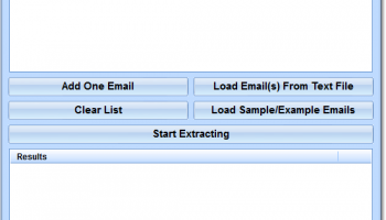 Extract Email ID From Multiple Email Addresses Software screenshot