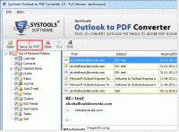Batch Convert Outlook Emails to PDF screenshot