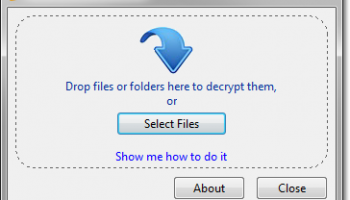 CryptoForge Decrypter screenshot