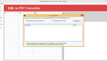 SoftKnoll EML to PST Converter screenshot
