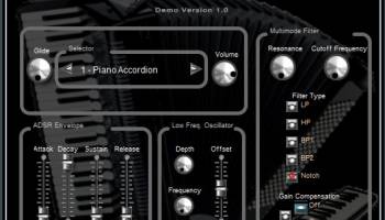 Akkordica Virtual Accordion VSTi screenshot