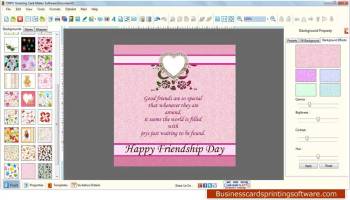 Greeting Cards Designing Software screenshot