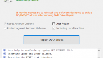 DVD Drive Repair screenshot