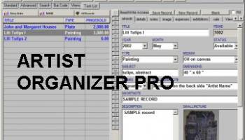 Artist Organizer Pro screenshot