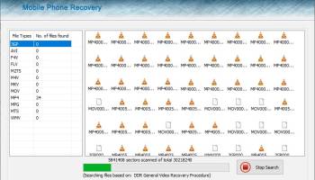 Mobile Phone Recovery Software screenshot
