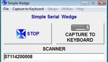 Simple Wedge Software and RFID Scanner screenshot