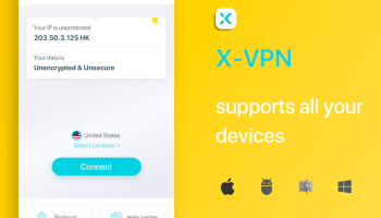 X-VPN for Windows - Unlimited Free Proxy screenshot