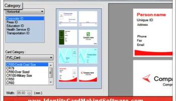 Identity Card Making Software screenshot