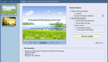 Leawo PowerPoint to DVD Pro screenshot