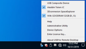 USB for Remote Desktop screenshot