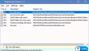 Registry Key Jumper screenshot