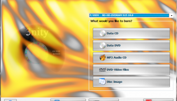 3nity CD DVD BURNER screenshot