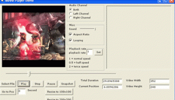 Movie Player Pro SDK ActiveX screenshot
