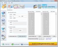Postal Barcode Generator Software screenshot