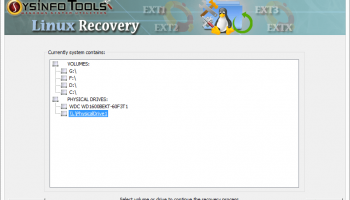 Linux Data Recovery screenshot