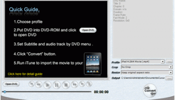 Cucusoft DVD to iPad Converter screenshot