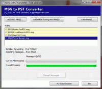 Convert MSG Files to PST screenshot