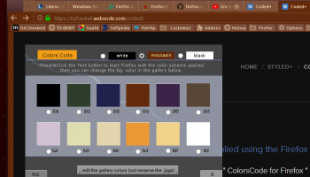 ColorsCode for Firefox screenshot
