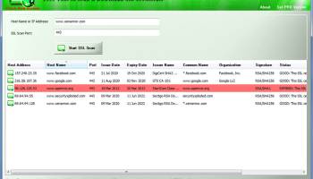 SSL Certificate Scanner screenshot