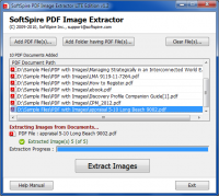 SoftSpire PDF Image Extractor LITE screenshot