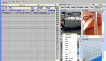 Boat Sales Organizer Deluxe screenshot
