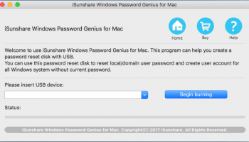 Windows Password Genius for Mac screenshot