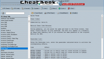 CheatBook Issue 03/2017 screenshot