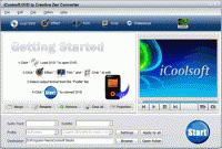 iCoolsoft DVD to Creative Zen Converter screenshot