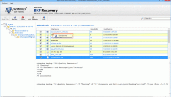 How To Restore BKF File screenshot