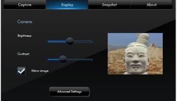 HP MediaSmart Webcam Software screenshot