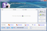 A-PDF InfoPath to PDF screenshot