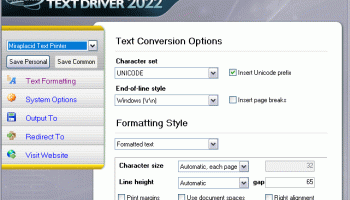 Miraplacid Text Driver Terminal Edition screenshot