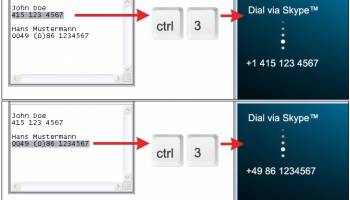 DialDirectly (for Skype) screenshot