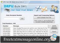 Free GSM Bulk SMS Online screenshot