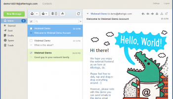 AfterLogic WebMail Lite PHP screenshot