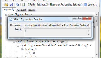 XML Explorer screenshot