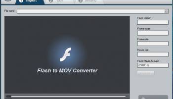 Free Flash to MOV Converter screenshot