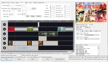 Movie Maker Timeline SDK Control screenshot