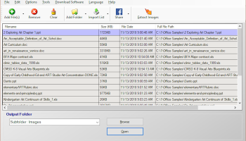 Batch Extract Images from Office screenshot