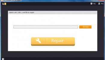 Hi5 AVI File Repair Software screenshot