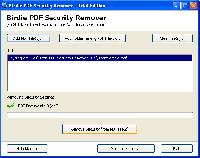 Remove PDF Password screenshot