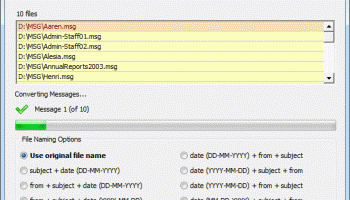 Convert MSG Files to PDF screenshot