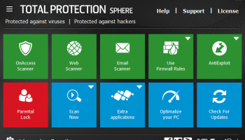 TrustPort Total Protection Sphere screenshot
