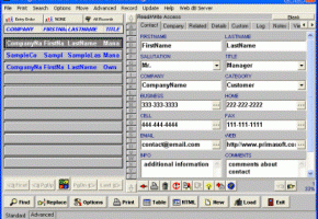 Contact Organizer Deluxe screenshot