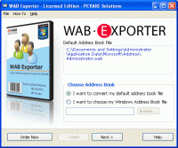 WAB Export screenshot