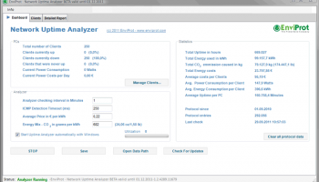Network Uptime Analyzer screenshot